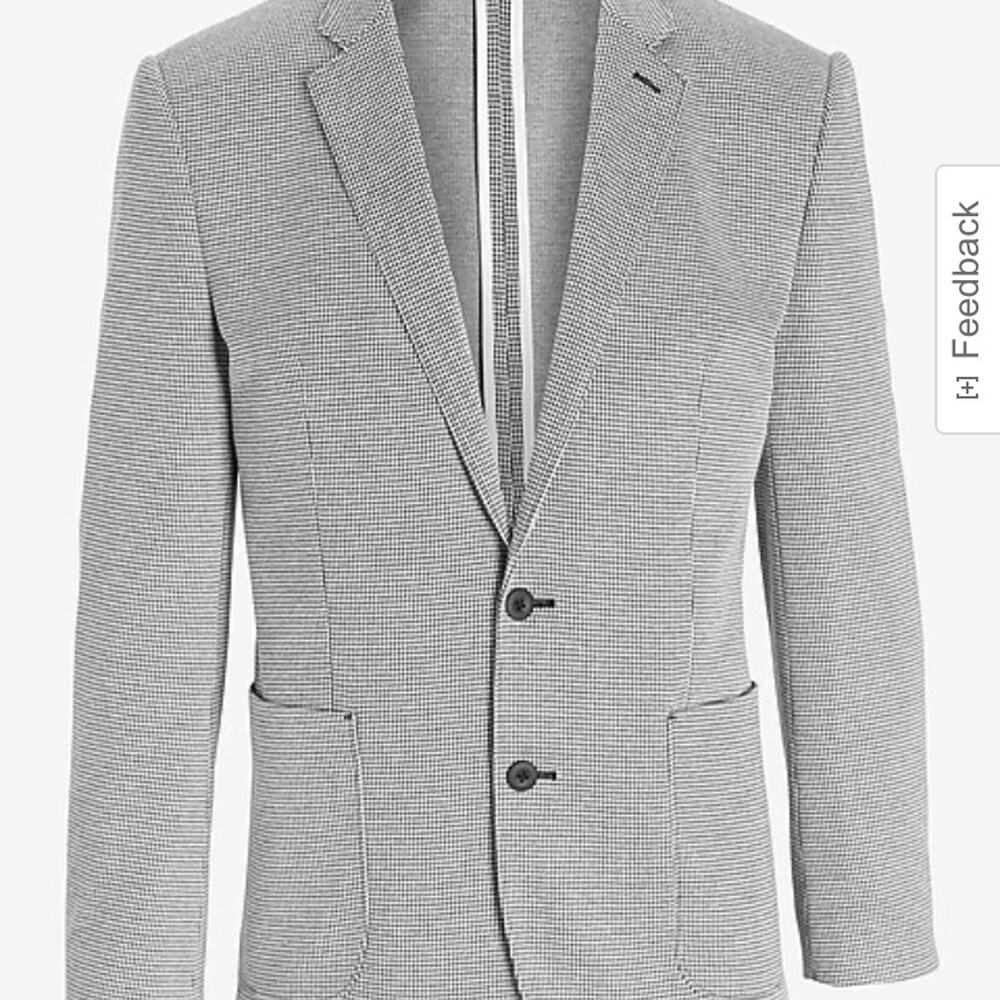 Express Men’s Luxe Comfort Soft Suit Jacket MSRP $248